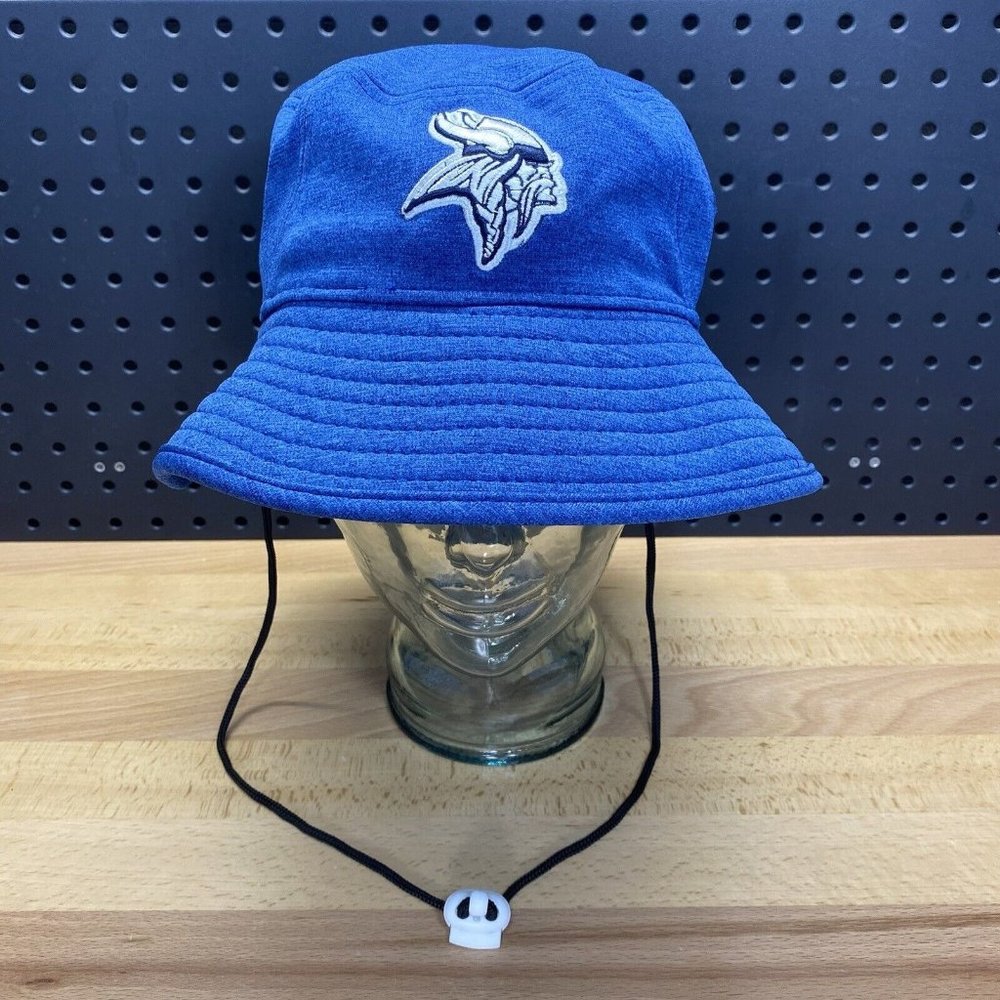 New Era Minnesota Vikings Pro Bowl NFL Bucket Blue Training Hat Size M/L